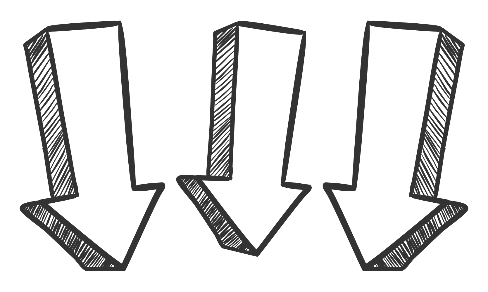 arrows down